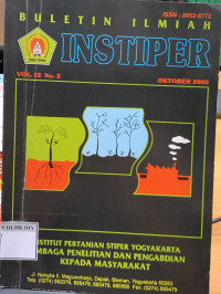 Image of BULETIN ILMIAH INSTIPER VOLUME 12 NO. 2
