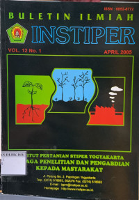 Image of BULETIN ILMIAH INSTIPER VOLUME 12 NO. 1