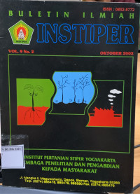 Image of BULETIN ILMIAH INSTIPER VOLUME 9 NO. 2