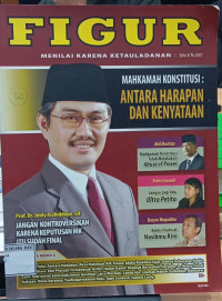 Image of FIGUR MAHKAMAH KONSTITUSI ANTARA HARAPAN DAN KENYATAAN