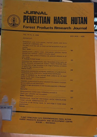 Image of JURNAL PENELITIAN HASIL HUTAN
