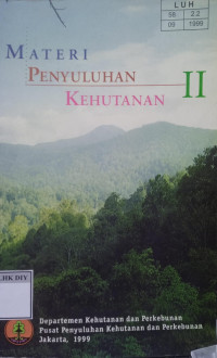 Image of MATERI PENYULUHAN KEHUTANAN II