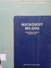Image of Microsoft MS-Dos Operating System Version 3.3