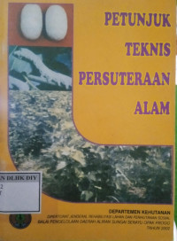 Image of PETUNJUK TEKNIS PERSUTRAAN ALAM
