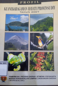 Image of PROFIL KEANEKARAGAMAN HAYATI PROVINSI DIY TAHUN 2007