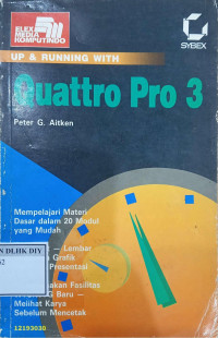 Image of UP & RUNNING WITH Quattro Pro 3 Peter G. Aitken